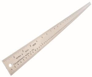 48" HD SS Circumference Reading Both Sides Ruler Heavy Duty